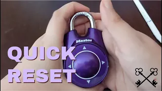 How to Reset a Directional Lock Combo Tutorial - Lock Reset Series