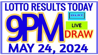 Lotto Results Today 9pm DRAW May 24, 2024 swertres results