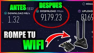 Quieres Saber como mejorar tu WIFI hasta un 100% MAS??? (EDUP WiFi6E Intel AX210 PCIE WiFi Adapter)