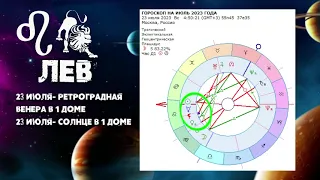 ЛЕВ - ГОРОСКОП на ИЮЛЬ 2023 года от Реальная АстроЛогия