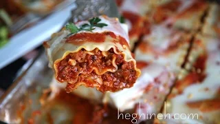 Լազանյա - Lasagna Roll Ups Recipe - Heghineh Cooking Show in Armenian