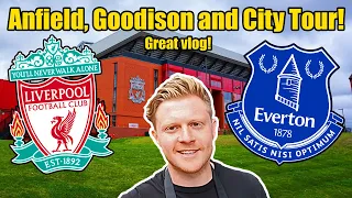 Liverpool FC, Everton FC and a City Tour vlog! Exploring Anfield and Goodison Park Stadiums