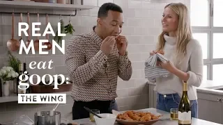 John Legend and Gwyneth Paltrow | Real Men Eat goop: The Wing | goop