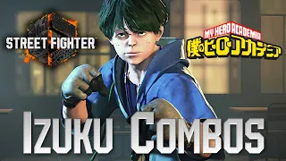 Izuku in Street Fighter 6 | Custom Character Combos
