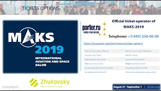 MAKS Air Show 2019 | Latest Update | Tickets | Sukhoi Su-57E | Russia