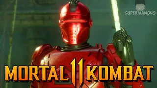 Unblockable Setups With Sektor/Cyrax Robocop! - Mortal Kombat 11: "Robocop" Gameplay