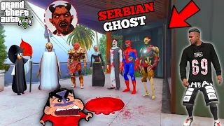 Franklin & Avengers Playing Chupan Chupai With Serbian Lady & Devil Boss in GTA 5 ! JSS GAMER