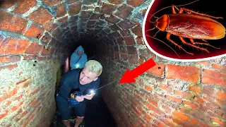 PANIC ATTACK inside INSECT TUNNEL | SCORPION-ALARM (Catacombs of Guadalajara)🇲🇽