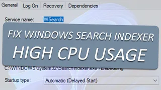 How to Fix Windows Search Indexing High CPU Usage