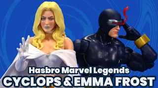 Marvel Legends Emma Frost and Cyclops Astonishing X-Men Ch'od Wave Hasbro Action Figure Review