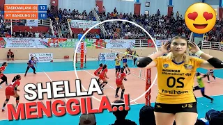 Spike edann Shella Yolla,Salsa Aulia guncang Sanger nindi proliga 2023 bandung tasikmalaya porprov