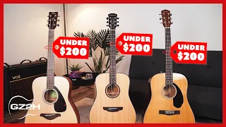 Best Acoustic Guitars Under $200 - Great Guitars For Beginners (2020)