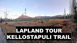 TREKKING on the Kellostapuli Trail, Lapland.