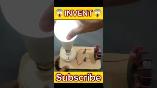 Produce Free Electricity With Magnet at Home 🧲 #howtomakefreeenergy #experiment #tech #shorts #diy