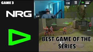 Tarik's Reaction to NRG vs LOUD | GAME 3 | 2023 VCT LOCK//IN