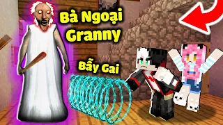 REDHOOD BỊ BÀ NGOẠI GRANNY BẮT CÓC TRONG MINECRAFT*MỀU THỬ THÁCH TROLL BÀ GRANNY BẰNG BẪY GAI