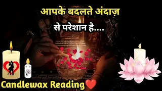 🌈Unki Real Deepest Secret Feelings Apke Liye💞 Candlewax 🕯 Hindi Timeless Tarot Reading