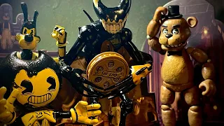 THE NEW BENDY ACTION FIGURES ARE AMAZING - BEST Mascot Horror Figures Ever Made - Jakks Bendy Review