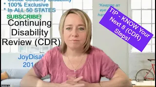 GREAT PREP!! Continuing Disability Review (CDR) - Quick List - 8 Sequential Steps in your SSD claim