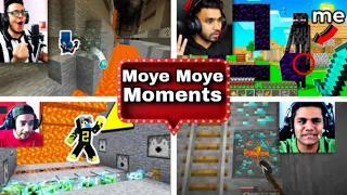 Moye Moye moments in youtubers Minecraft | @TechnoGamerzOfficial