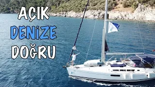 Dalgalı Denizde Seyir ile Marmaris'ten Turunç'a / Sailing Kalamari Teknede Yaşam BL.02