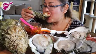 Eat giant oysters 19th of July 2019 | Yai Nang