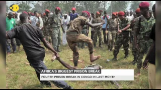 Africa biggest prison break, 900 escape