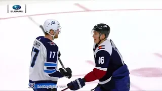 Adam Lowry vs Nikita Zadorov Feb 20, 2019