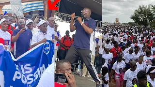 Humble Bawumia & Npp storms Kwahu Easter 4 his mega rally. Displays his dancing moves on stage