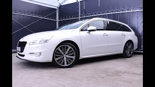 Peugeot 508SW GT 2.2 HDI  204KM AUTOMAT BIAŁA PERŁA WEBASTO JBL MASAŻ PANORAMA 2013 R FULL