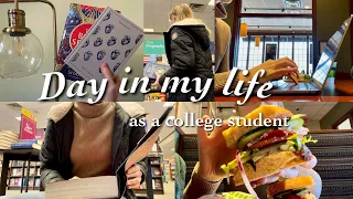 College VLOG ✨ || a productive day in my life as a college student!