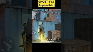 IMPOSSIBLE 🍷👻 || REAL GHOST 1vs3 #freefire