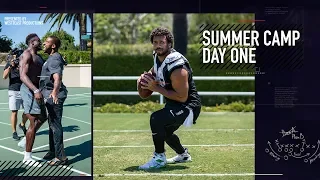 DK Metcalf and I are coming for you Lebron | Russell Wilson Seahawks Summer Camp Day One