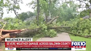 Severe storms cause damage across Baldwin County