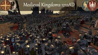 18000 MAN SIEGE OF THE ACROPOLIS! 2v2 Medieval Kingdoms 1212AD Battle