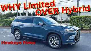 2024 Toyota Grand Highlander Limited over Hybrid Max WHY :All Specs & Test Drive