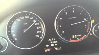 New BMW X3 xDrive 35i (2013) acceleration 0-240 Km/h (306hp)