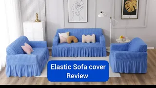 Amazon Sofa Cover Review | How to install a elastic sofa cover | The Indian Explorer
