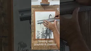 Liquid Charcoal | how to make your own for drawing #shorts