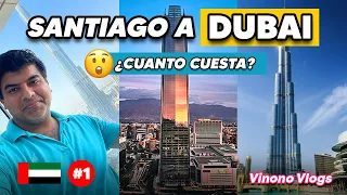 Viajar desde SANTIAGO DE CHILE A DUBAI | Dubai Vlog | Qatar Airways | Dubai 2024 #vinonovlogs #dubai