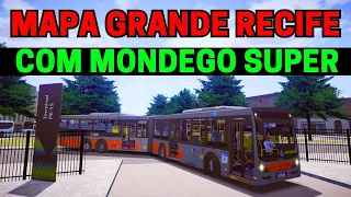 🔴Mapa Grande Recife RMR Linha 1915 BRT com Mondego Scania | Gameplay Proton Bus Simulator | PBSU