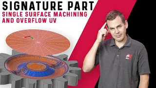 Mastercam Single Surface Machining and Overflow UV | Mastercam 2022 Signature Parts