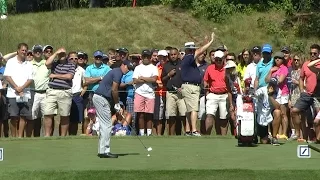 Phil Mickelson’s dialed in tee shot sets up birdie at Deutsche Bank