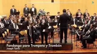 BANDA SINFÓNICA S M I  SANTA CECILIA de CULLERA, Fandango para Trompeta y Trombón Joseph Turrín