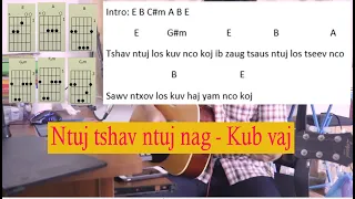 ntuj tshav ntuj nag - tubhmoob guitar chords