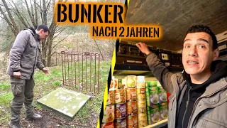 Selbstgebauter PREPPER BUNKER nach 2 Jahren - Ist er noch funktionsfähig? | Survival Mattin