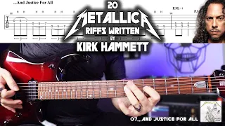 20 Metallica Riffs Written by Kirk Hammett | With TAB
