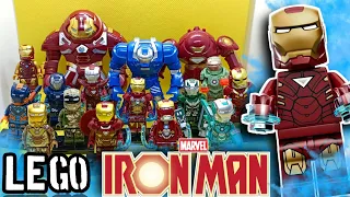 ЛЕГО КОСТЮМЫ ЖЕЛЕЗНОГО ЧЕЛОВЕКА с aliexpress/ lego iron man minifigures