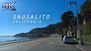 SAUSALITO CALIFORNIA | DRIVING | WALKING | RELAXATION | 4K 🎧