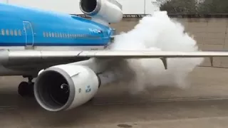 KLM MD11 first engine start with new engine